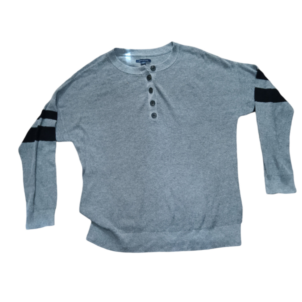 American‎ Eagle Men's Ribbed Knit Popover Sweater Size L